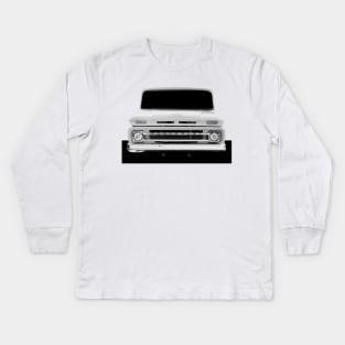 1965 Chevy C-10 - High Key Kids Long Sleeve T-Shirt